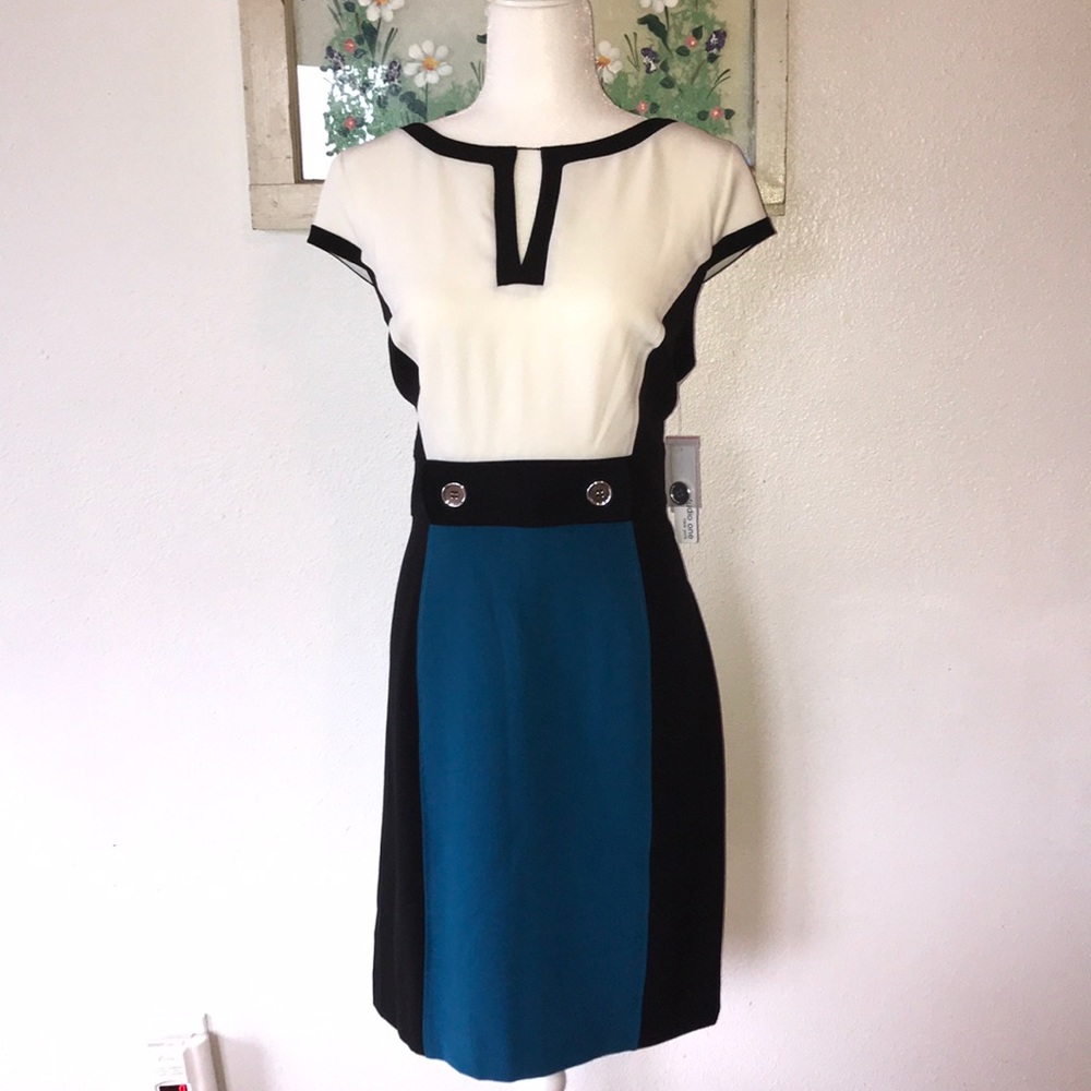 Brand new with tags! Studio One color-block dress.